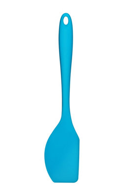 Orsina Blue Silicone SpatulaHeat-Resistant To 240DegreesStain-Resistant & Dishwasher SafeErgonomic Handle from B&Q