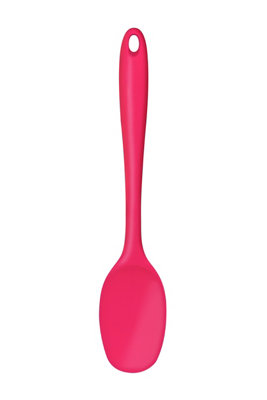 Orsina Hot Pink Silicone SpoonHeat-Resistant Spoon With Ergonomic HandleNon-Stick Friendly Design from B&Q