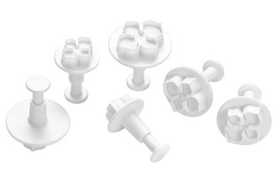 Orsina Simple To Use 6Pc Flower Cutter SetDurable Biscuit CuttersDishwasher Safe Cookie Cutters For Desserts from B&Q