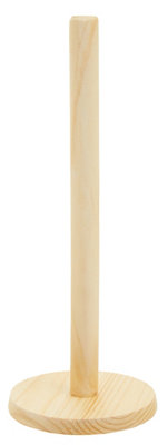 Essentials By Premier Nolan Pine Wood Kitchen Roll Holder - Image 4