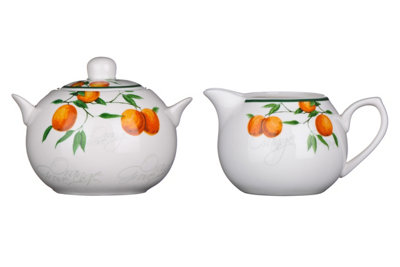 Orsina Orchard Fruits Orange Grove Sugar And Cream Set from B&Q
