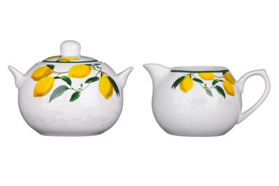 Orsina Orchard Fruits Lemon Tree Sugar And Cream Set from B&Q