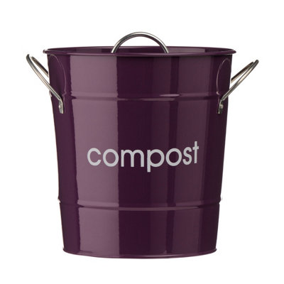 Premier Housewares Maison By Premier Compost Bin Purple