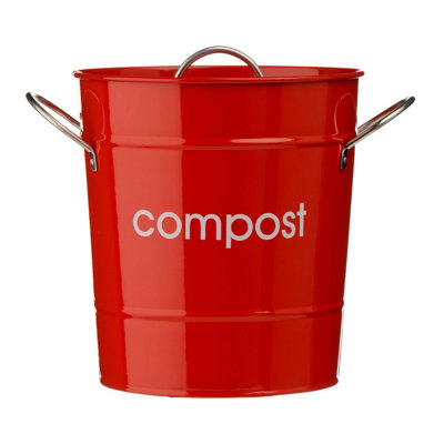 Orsina Red Metal Eco Compost Bin from B&Q