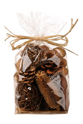 Orsina Vanilla Scented Pot Pourri200GDecorative Dried Flower Mix Infused With Sweet Vanilla Fragrance from B&Q