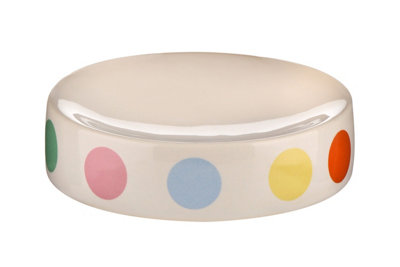 Essentials By Premier Multi Coloured Dot Bathe Soap Dish - Image 4
