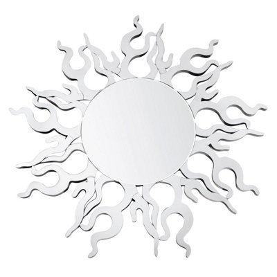 Orsina Aurora Oval Framed Reflective Wall Mirror from B&Q
