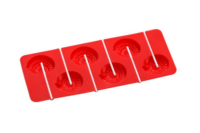 Orsina 6 Shell Moulds And 12 Sticks,flexible Cake Pop Silicone Mold,ideal For BakingFreezing & Shell Mold Casting from B&Q