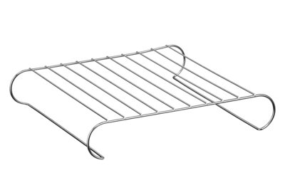 Premier Housewares Interiors By Premier Durable Oven And Cooling Round Edged Rack, Stainless Steel Constructed Baking Rack, Versatile Cooling Rack