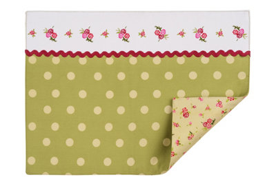 Orsina Practical Set Of Four Rose Cottage PlacematsStylish Placemats Set Of 4Reversible Placemats For Table from B&Q
