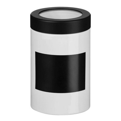 Orsina Chic Design Chalk Board Large CanisterFunctional Design Metal CanisterDurable Stainless Steel Canister from B&Q