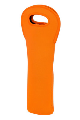 Orsina Orange Neoprene Wine Bottle Holder - Orange - Image 4