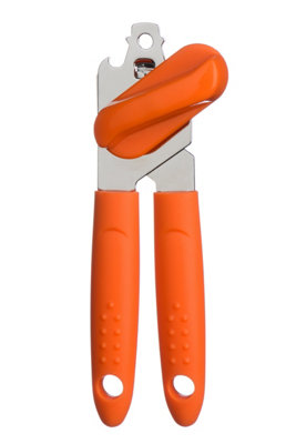 Orsina Orange Pp Can OpenerStainless Steel And Blue Can OpenerManual Can Opener For All Kinds Of Cans And Tins from B&Q