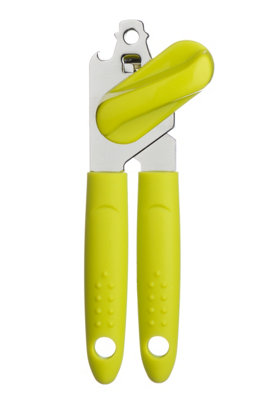 B&Q -  Green Pp Can OpenerStainless Steel And Blue Can OpenerManual Can Opener For All Kinds Of Cans And Tins