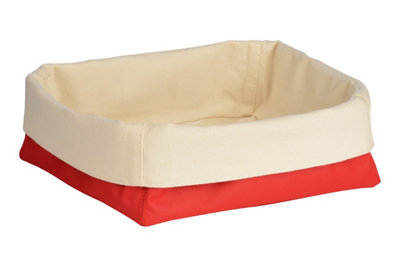 Essentials By Premier Red/Cream And Large Bread Basket - Image 5