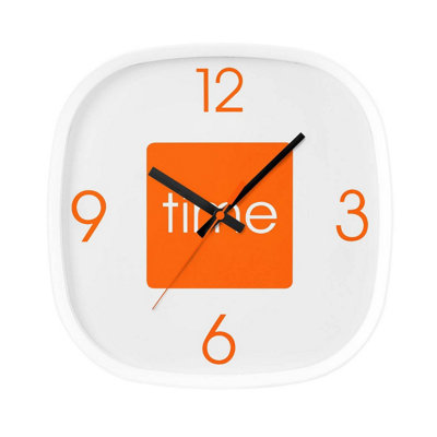 Premier Housewares Maison By Premier Arco Wall Clock Orange