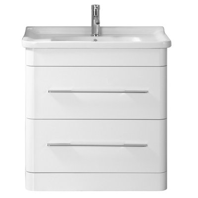 Premier Housewares Maison By Premier Savannah Wht Hi Gloss UndrDelivered Fully Assmbled from B&Q