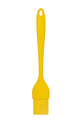 B&Q -  Yellow Silicone Pastry Brush,lazing & Buttering Brush,heat Resistant Basting Brush For ButterOil & Glaze