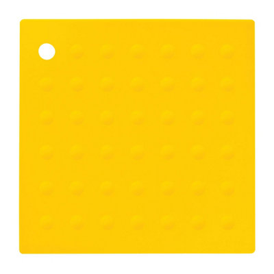 B&Q -  Maison By Premier Zing Yellow Silicone Trivet
