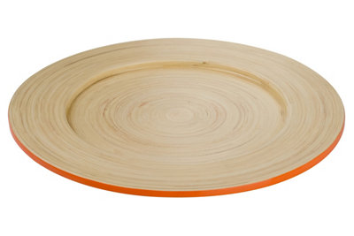 Orsina Kyoto Orange Dinner Plate from B&Q