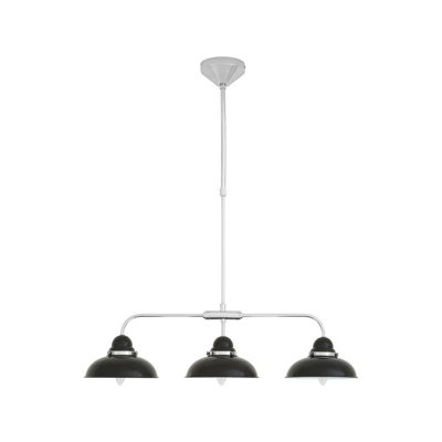 Orsina Elegant Black And Chrome 3 Light Pendant LightFunctional Pendant Light For Drawing RoomVersatile Light from B&Q
