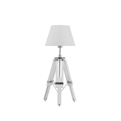 Orsina Jasper White Tripod Base Feature Lamp from B&Q