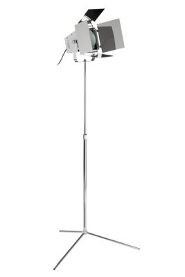 Orsina Chrome Spotlight Tall Floor LampDiffused Light Standing LampTripod Standard Floor Light For Reading from B&Q