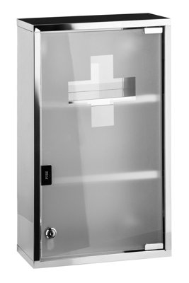 Orsina Tall Wooden Medicine Cabinet from B&Q
