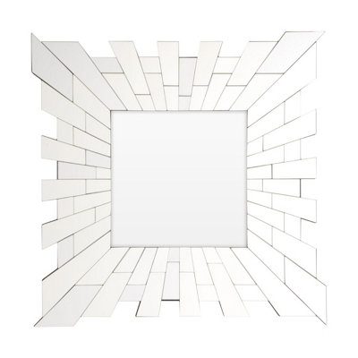 Orsina Glitzy Square Wall Mirror from B&Q