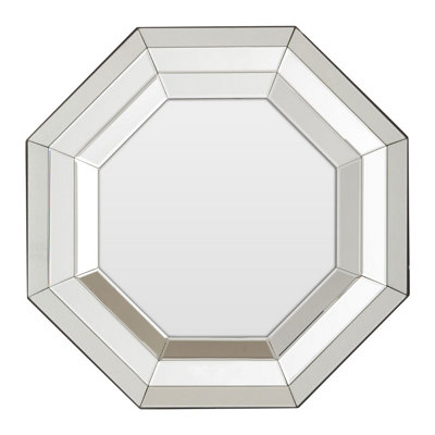 Orsina Octagonal Framed Accent Wall Mirror from B&Q