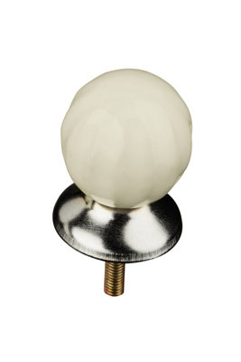 Orsina Retro Style Ivory Ceramic Drawer Knobs from B&Q
