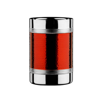 Orsina Hammered Red Band Bottle Cooler from B&Q