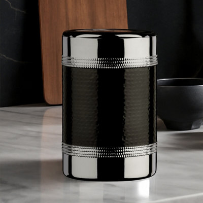 B&Q -  Hammered Black Band Bottle Cooler