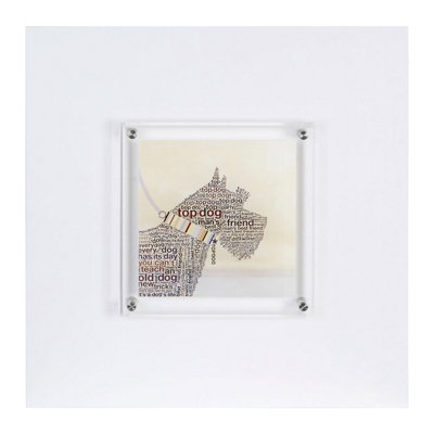 Orsina Framed Scottie Wall Scottie from B&Q