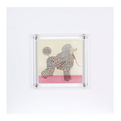 Premier Housewares Framed Poodle Wall Art - Image 5