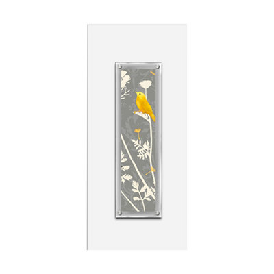 Premier Housewares Interiors By Premier Bird 1 Framed Wall Art Yellow