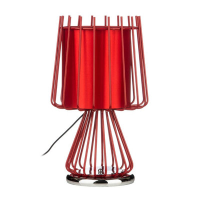 Orsina Aria Red Decorative Table Lamp from B&Q