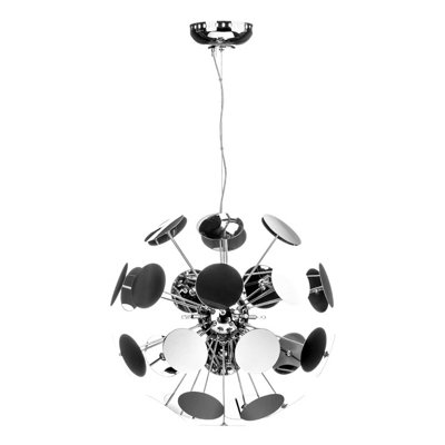 Orsina Disc Large Pendant Light,chrome Finish Pendant Lamp,lighting Pendant With Shimmering Discs For Home Décor from B&Q