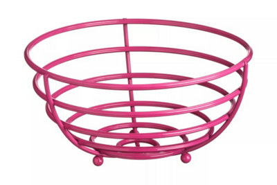 Orsina Helix Hot Pink Fruit Basket from B&Q