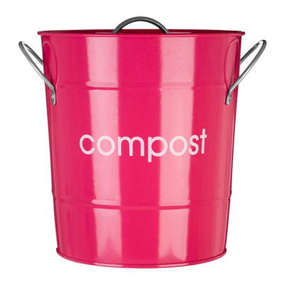 Orsina Durable Hot Pink Compost BinAttractive Look Compost Bin For KitchenConvenient Kitchen Compost Bin from B&Q