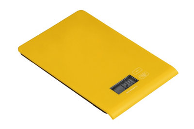 Orsina Yellow Abs Kitchen Scale from B&Q