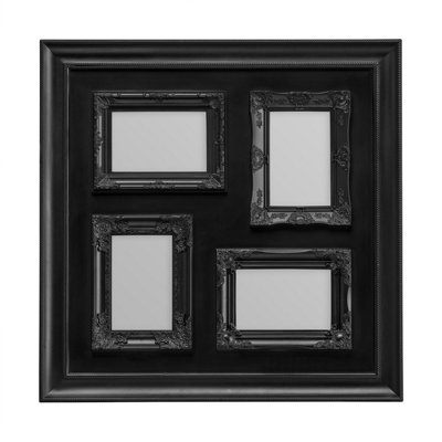 Orsina Luxe 4 Photo Black Plastic Multi Photo Frame,decorative Display Frame,portrait And Landscape Display Options from B&Q