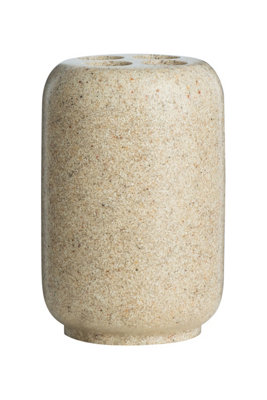Orsina Canyon Natural Stone Effect Toothbrush Holder from B&Q