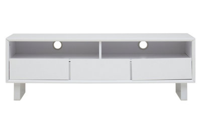 Premier Housewares Interiors By Premier Moritz White High Gloss Media Cabinet from B&Q