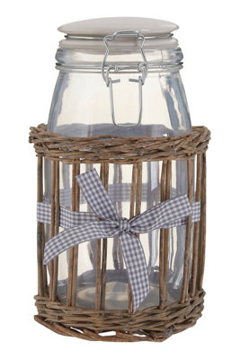 Orsina Durable Multipurpose Storage Jar1500MlVersatile Stylish Jar With Lid For CounterAirtight Storage Jars from B&Q