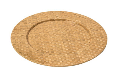 Orsina Pandanus Natural Charger Plate from B&Q