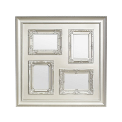 Orsina Vintage Style Champagne 4 Photo Frame,multi-Frame With Border,poster Frame For Landscape & Portrait Display from B&Q