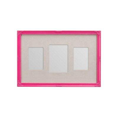 Orsina Pink 3 Multi Photo Frame,multi-Picture Holder,portrait Or Landscape Display Frame,polyresin Memory Holder from B&Q