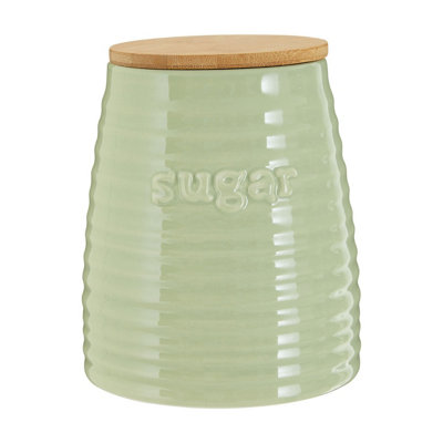 Orsina Winnie Green Dolomite Sugar Canister from B&Q