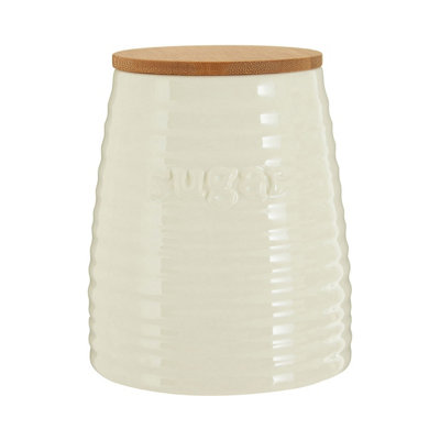 Orsina Winnie Cream Dolomite Sugar Canister from B&Q